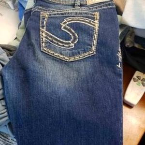 Womens Silver Suki jeans